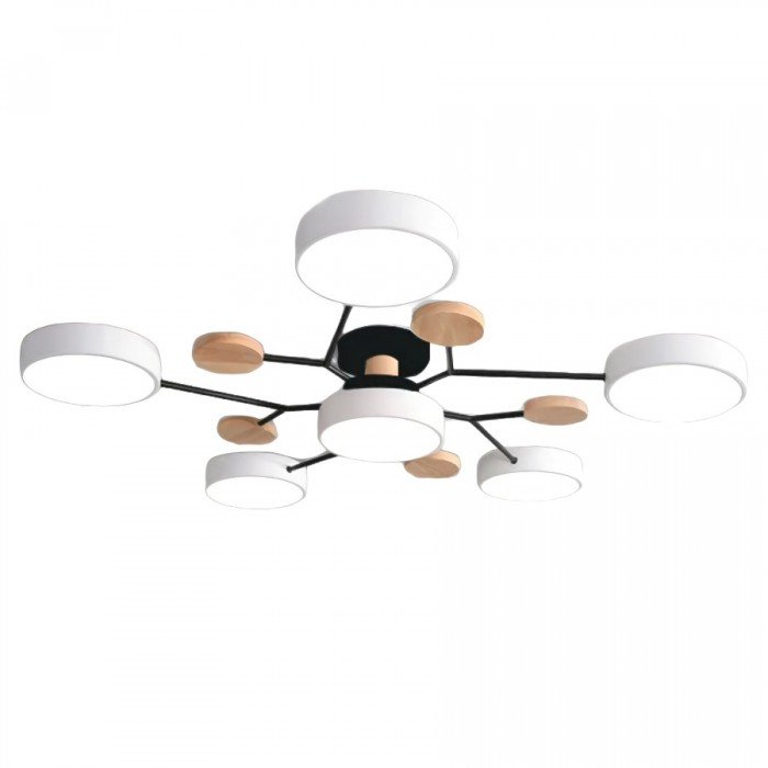 Scandinavian LED Ceiling Light – Modern Branch Design Warm White Lamp