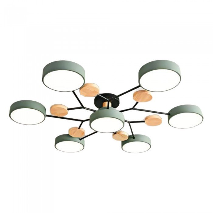 Scandinavian LED Ceiling Light – Modern Branch Design Warm White Lamp