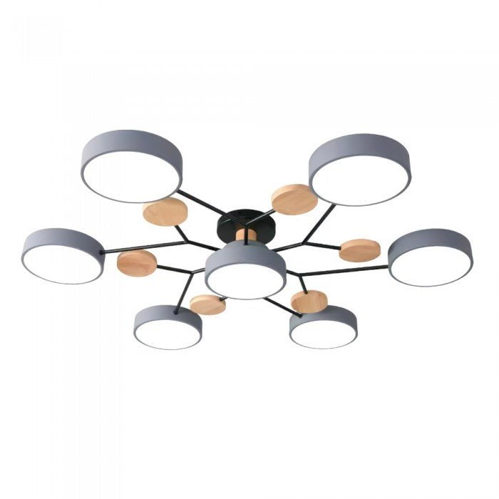 Scandinavian LED Ceiling Light – Modern Branch Design Warm White Lamp