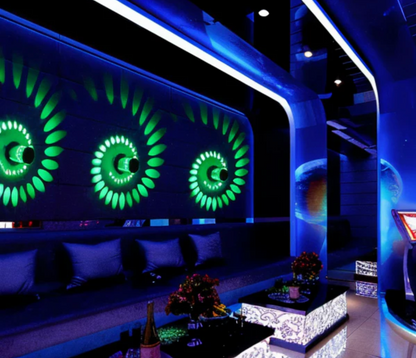 LuminBlast LED Spiral Wall Light Colorful Modern Indoor Wall Lamp