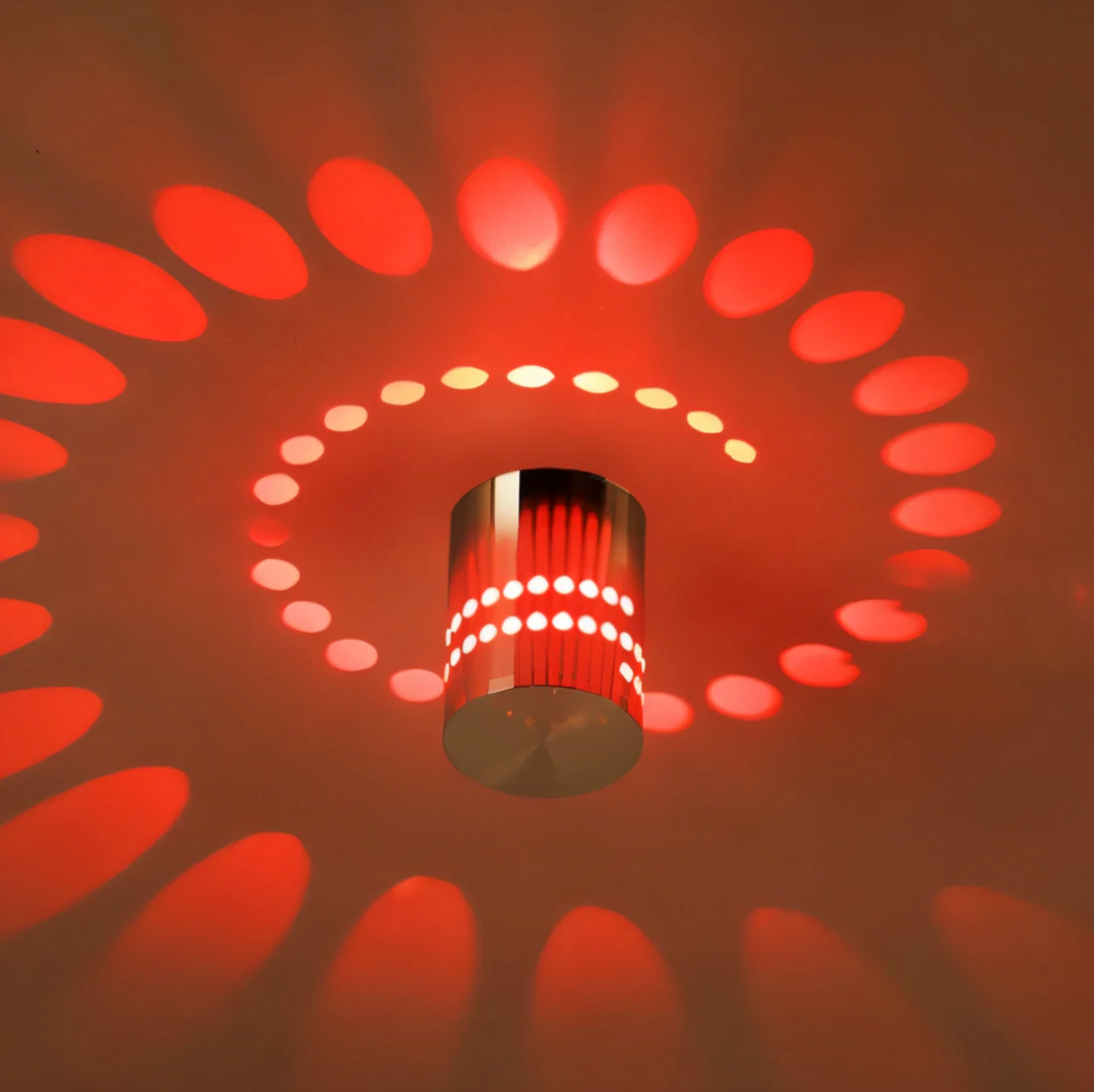 LuminBlast LED Spiral Wall Light Colorful Modern Indoor Wall Lamp