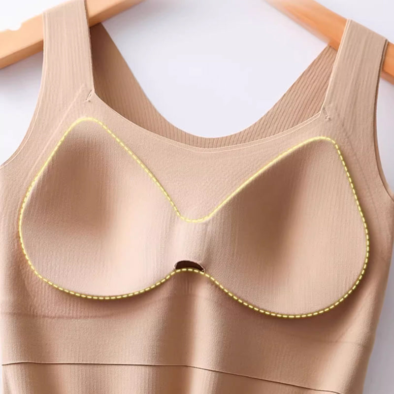 Seamless Tank Top with Comfortable Support