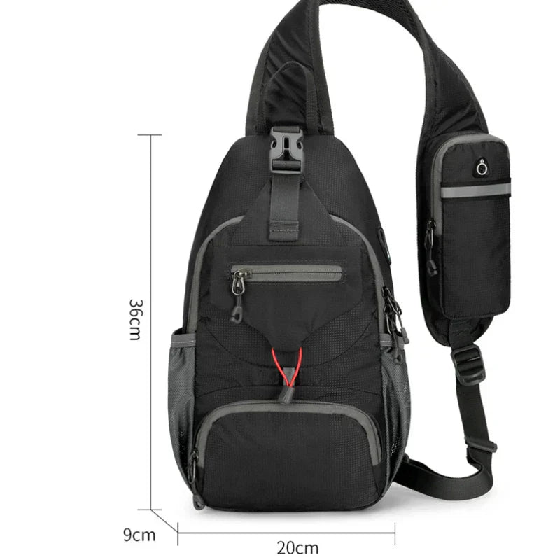 SecurePack Anti Theft Waterproof Multi Pocket Shoulder Backpack