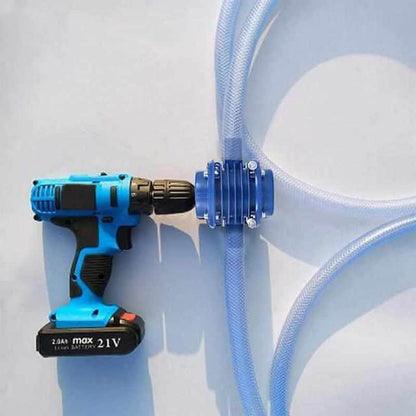 Self Priming Drill Pump Attachment Portable Liquid Transfer Tool for Home Garden and Outdoor Use