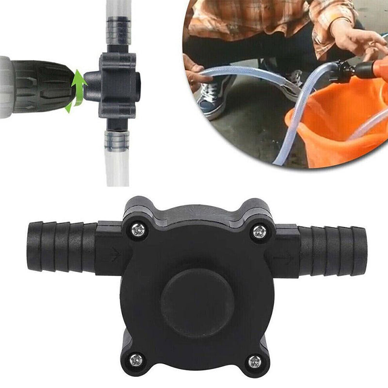 Self Priming Transfer Pump for Electric Drill Fast Liquid Transfer Tool Compact Portable Design