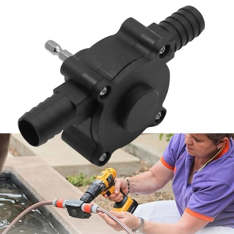 Self Priming Transfer Pump for Electric Drill Fast Liquid Transfer Tool Compact Portable Design