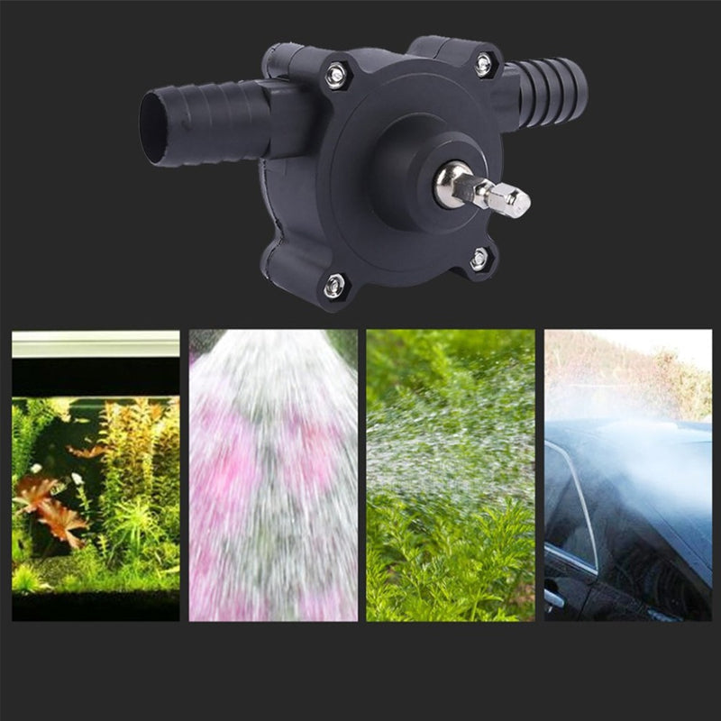 Self Priming Transfer Pump for Electric Drill Fast Liquid Transfer Tool Compact Portable Design