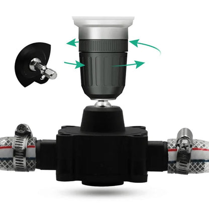 Self Priming Transfer Pump for Electric Drill Fast Liquid Transfer Tool Compact Portable Design