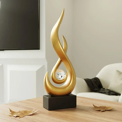 Serenity Abstract Sculpture Modern Artistic Home Decor Accent