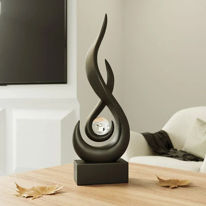 Serenity Abstract Sculpture Modern Artistic Home Decor Accent