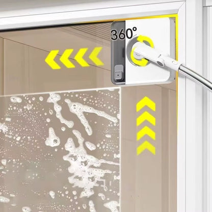 MagnaSweep Dual Sided Magnetic Window Cleaner with Telescopic Handle