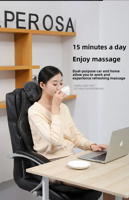 Shiatsu Full Body Back Massager with Heat and Adjustable Design