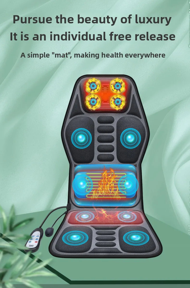 Shiatsu Full Body Back Massager with Heat and Adjustable Design