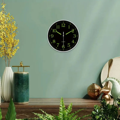 Silent Glow Wall Clock Luminous Modern Quartz Clock
