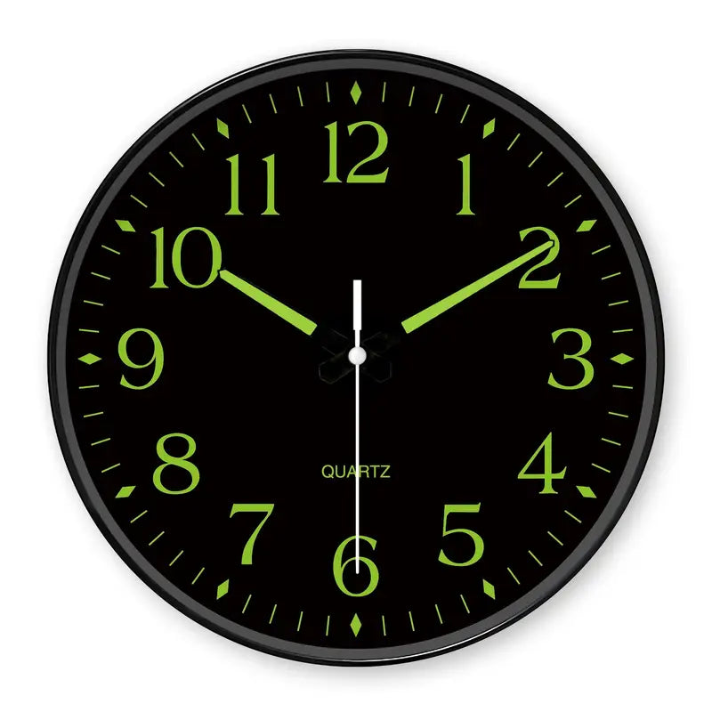 Silent Glow Wall Clock Luminous Modern Quartz Clock
