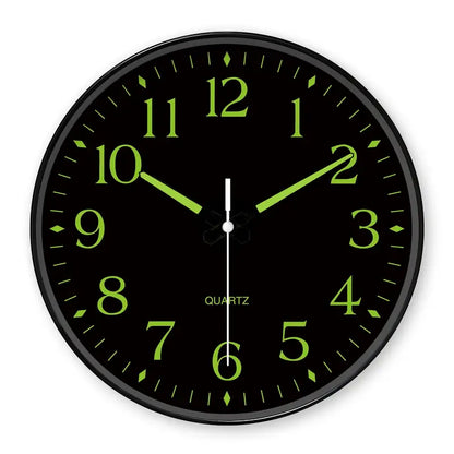 Silent Glow Wall Clock Luminous Modern Quartz Clock