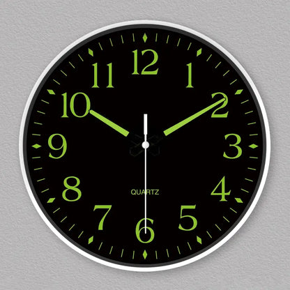 Silent Glow Wall Clock Luminous Modern Quartz Clock
