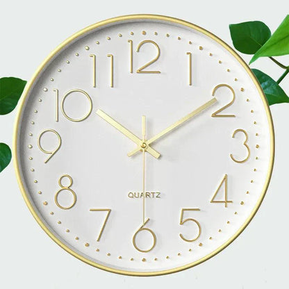 Silent Non Ticking Wall Clock Modern Minimalist 30cm