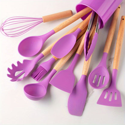 SilicoWare 12 Piece Silicone Kitchen Utensil Set