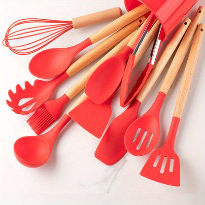 SilicoWare 12 Piece Silicone Kitchen Utensil Set