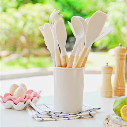 SilicoWare 12 Piece Silicone Kitchen Utensil Set