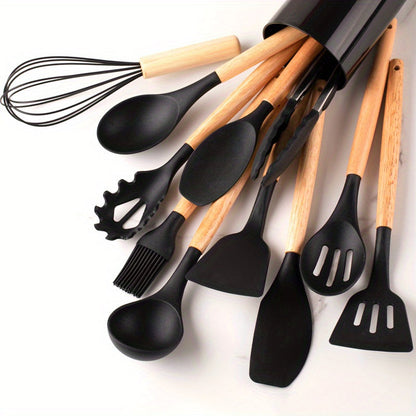 SilicoWare 12 Piece Silicone Kitchen Utensil Set