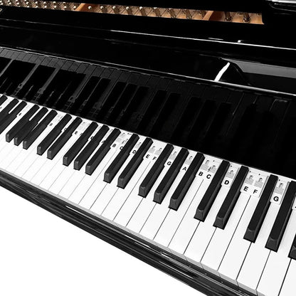 Siliconenstickers voor pianotoetsen met noten, 88 toetsen, leerlabels voor beginners