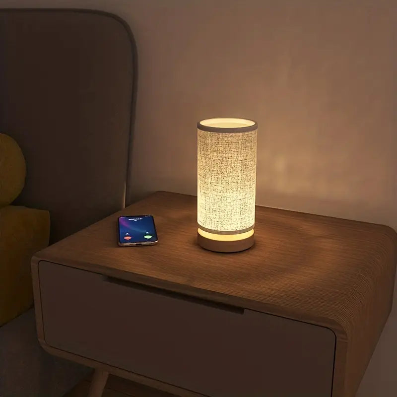 SimpleGlow Minimalist Wooden Night Lamp Warm Light