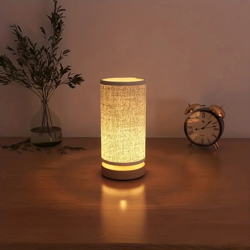 SimpleGlow Minimalist Wooden Night Lamp Warm Light