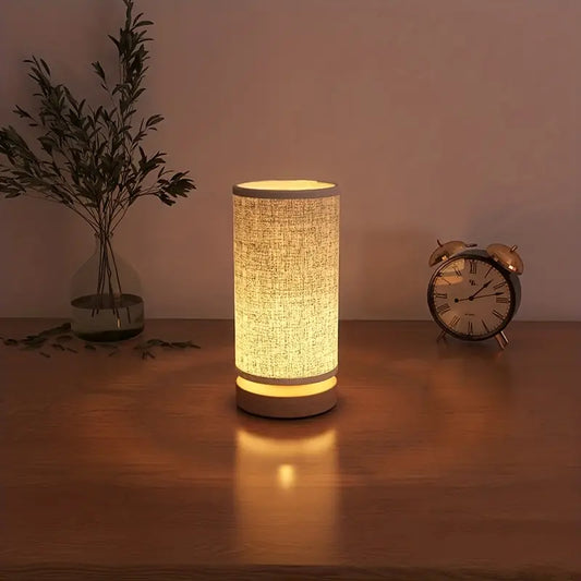 SimpleGlow Minimalist Wooden Night Lamp Warm Light