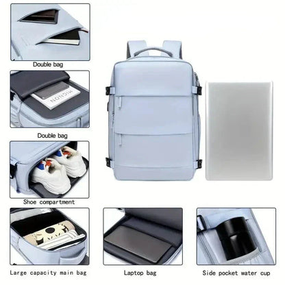 SkyReady Flight Approved Cabin Backpack 40x20x25 Laptop Travel Bag