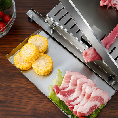 SlicePro Stainless Steel Food Slicer Adjustable Precision Cutter