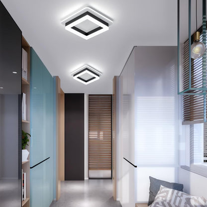 Slim Square LED Ceiling Light Minimalist Flush Mount