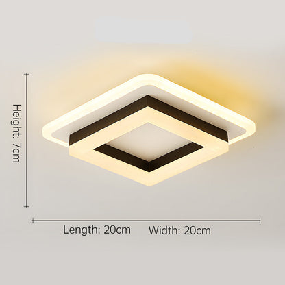 Slim Square LED Ceiling Light Minimalist Flush Mount