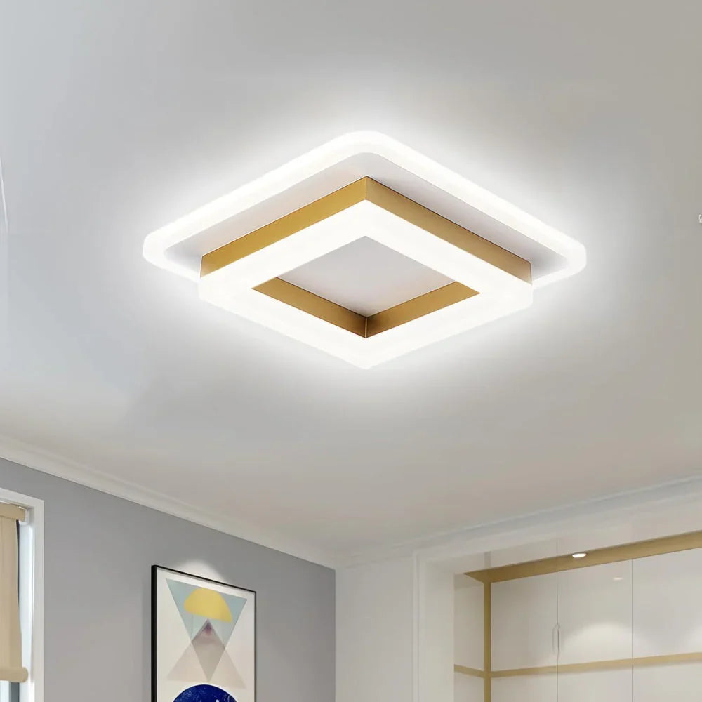Slim Square LED Ceiling Light Minimalist Flush Mount
