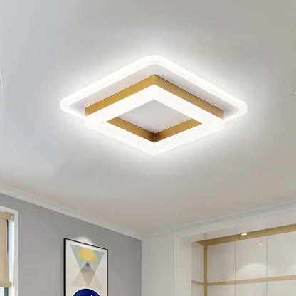 Slim Square LED Ceiling Light Minimalist Flush Mount