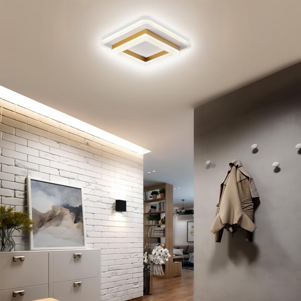 Slim Square LED Ceiling Light Minimalist Flush Mount