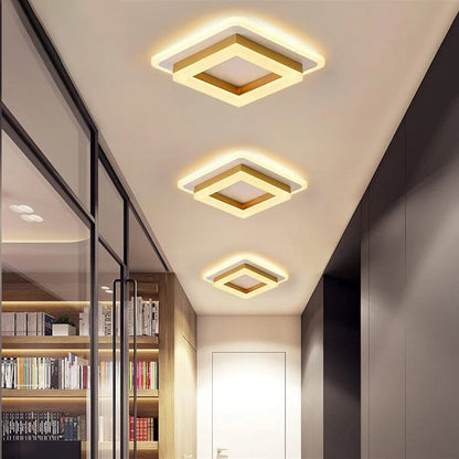 Slim Square LED Ceiling Light Minimalist Flush Mount