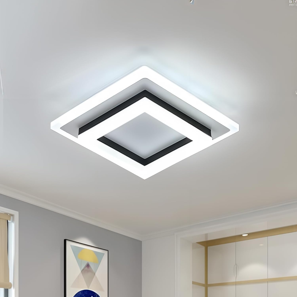 Slim Square LED Ceiling Light Minimalist Flush Mount