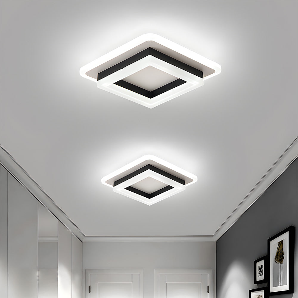 Slim Square LED Ceiling Light Minimalist Flush Mount