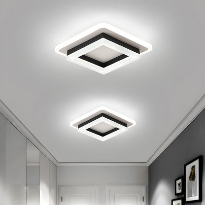 Slim Square LED Ceiling Light Minimalist Flush Mount