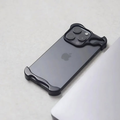 Slim Titanium Alloy Magnetic Phone Case Lightweight Protective Cover