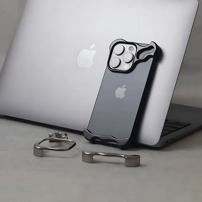 Slim Titanium Alloy Magnetic Phone Case Lightweight Protective Cover