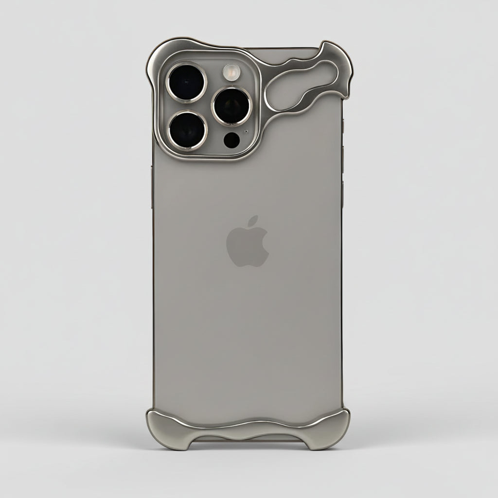 Slim Titanium Alloy Magnetic Phone Case Lightweight Protective Cover