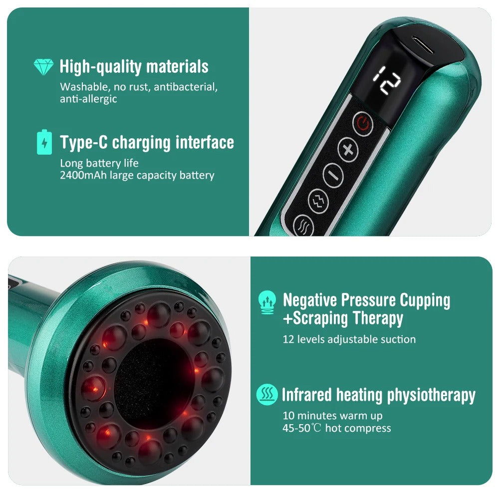SlimCupp Anti Cellulite Cupping Device with Infrared Therapy
