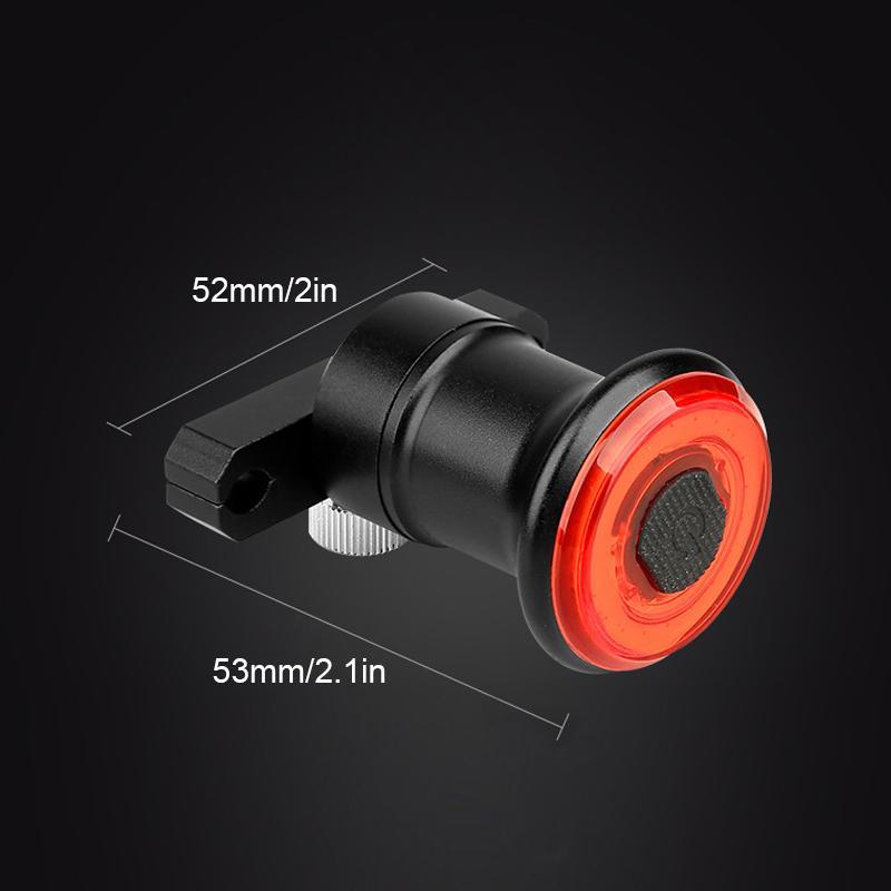 Smart Bike Tail Light USB Rechargeable Waterproof LED Rear Safety Light
