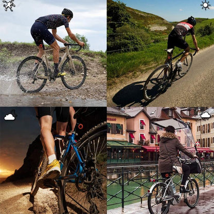 Smart Bike Tail Light USB Rechargeable Waterproof LED Rear Safety Light