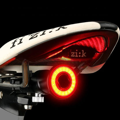 Smart Bike Tail Light USB Rechargeable Waterproof LED Rear Safety Light