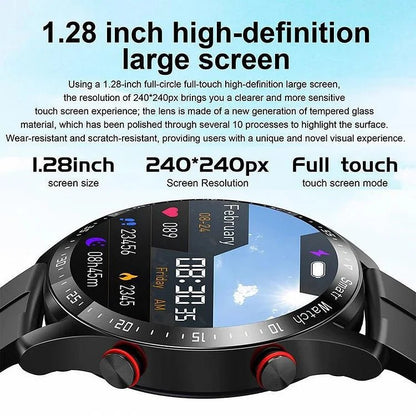 Smart Fitness Watch with Heart Rate Blood Pressure and Activity Tracking