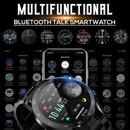 Smart Fitness Watch with Heart Rate Blood Pressure and Activity Tracking